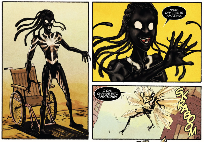 Illustration for article titled The New Black Panther in Marvel's Venomverse: War Stories Needs Her Own Comic Book